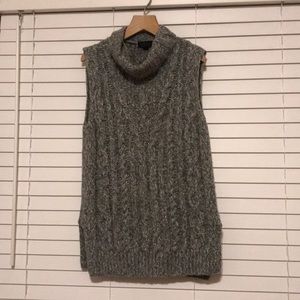 Sleeveless gray sweater from Topshop
